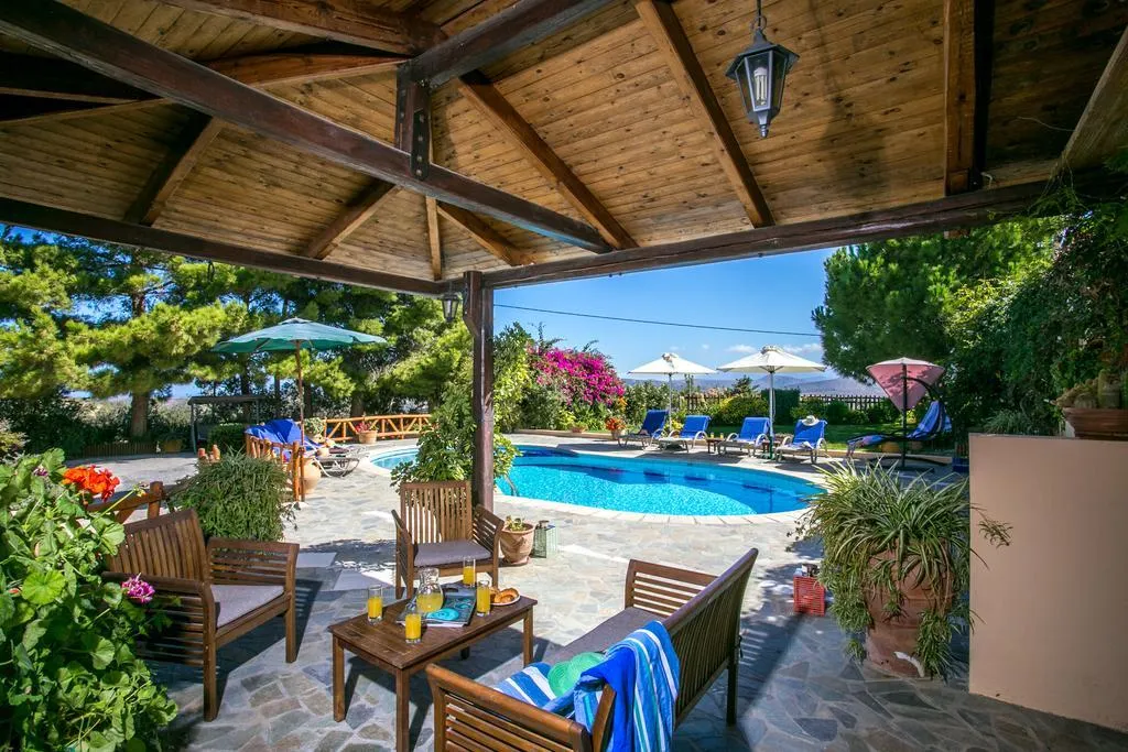 Terrace, Agapi Villa, Crete