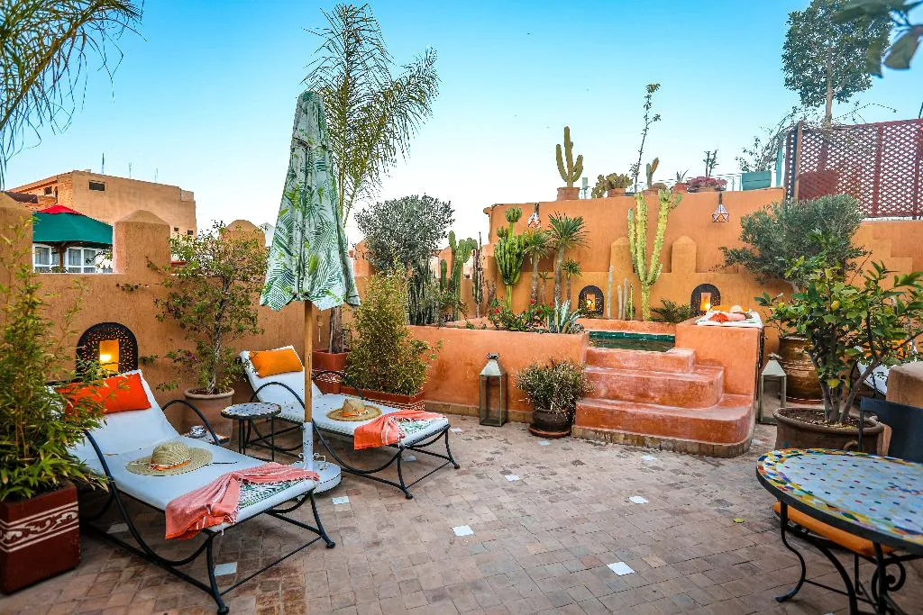 Terrace, Riad Melhoun & Spa, Marrakech