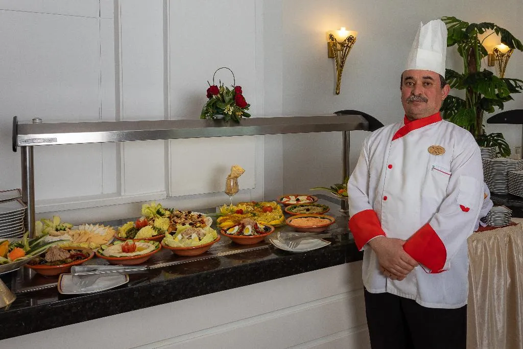 Restaurant, Le Palace Hotel, Tunisia