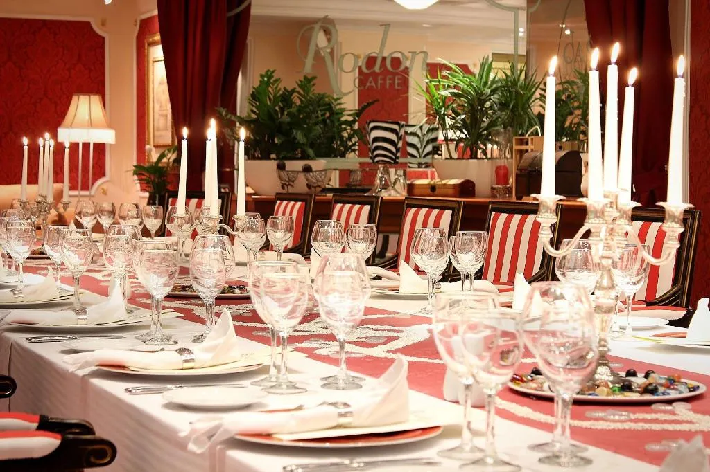 Restaurant, Grande Albergo Delle Rose, Rhodes