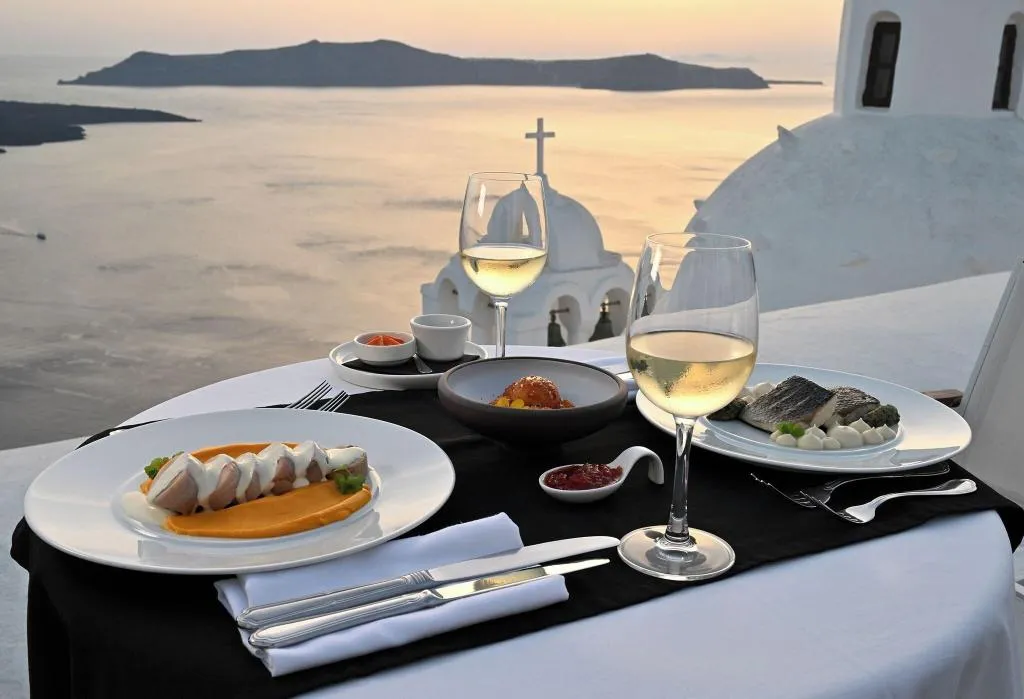 General view, Aigialos Luxury Traditional Settlement, Santorini