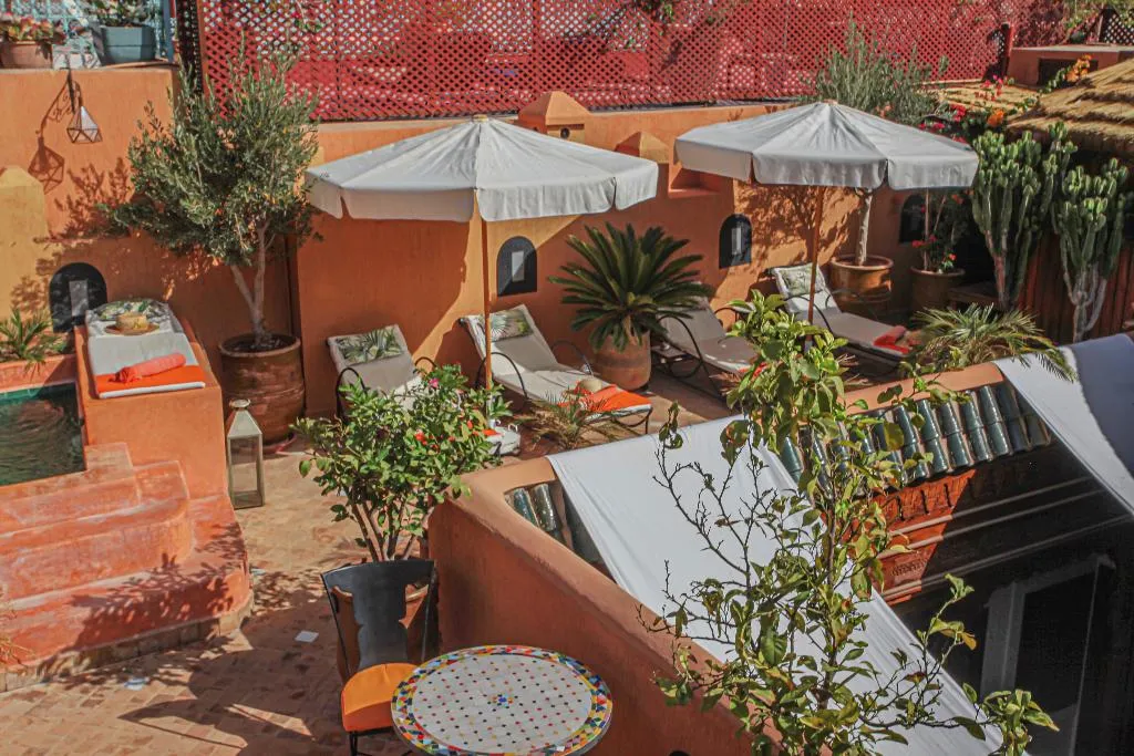Terrace, Riad Melhoun & Spa, Marrakech
