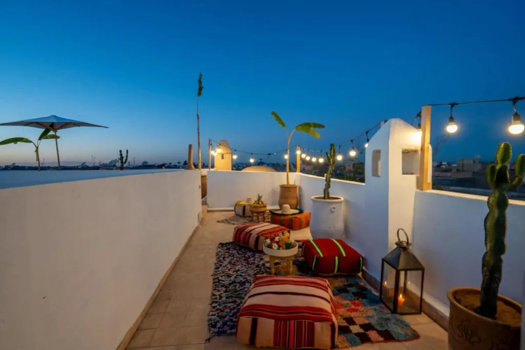 Terrace, Riad Zahrat Al Sahara, Marrakech