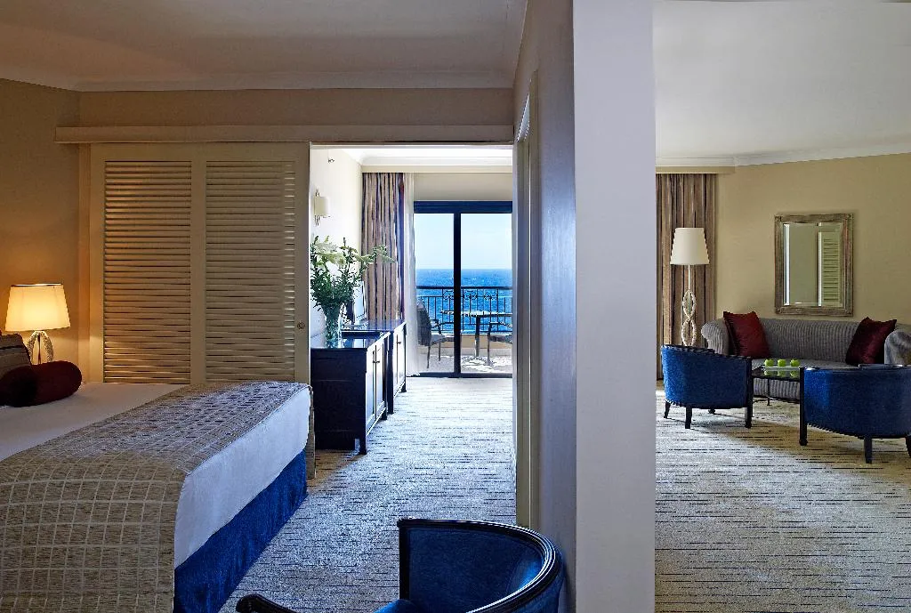 JUNIOR SUITE SEA VIEW Room, Corinthia Hotel St Georges Bay, Malta