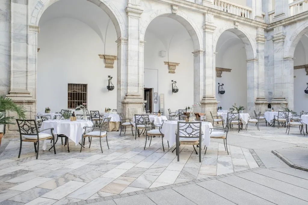 Terrace, Parador de Zafra, Seville