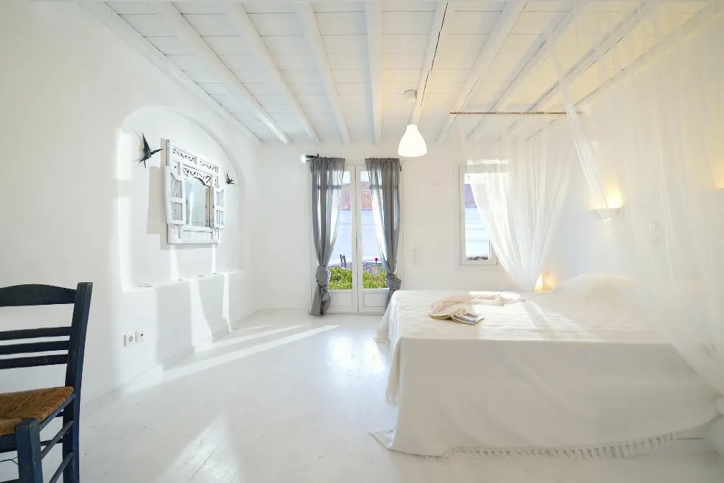 VILLA THREE BEDROOMS WITH PRIVATE POOL Room, Aiolos Villa Mykonos, Mykonos