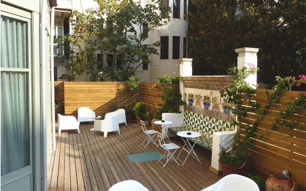 Terrace, Casa Mathilda, Barcelona