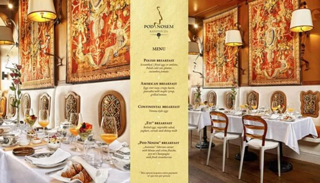 Restaurant, Kanonicza 22, Krakow