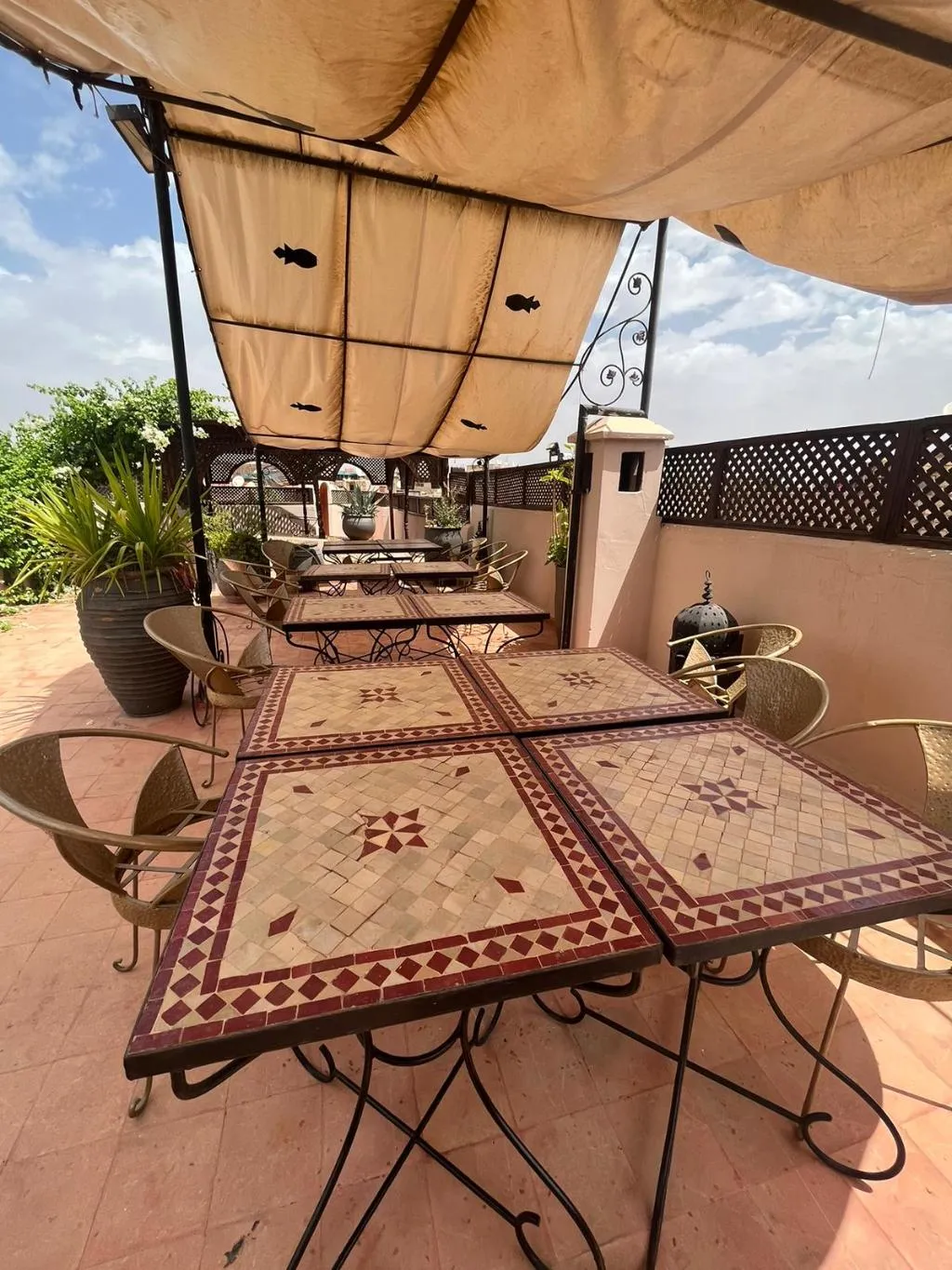 General view, Riad Dar Bounouar, Marrakech