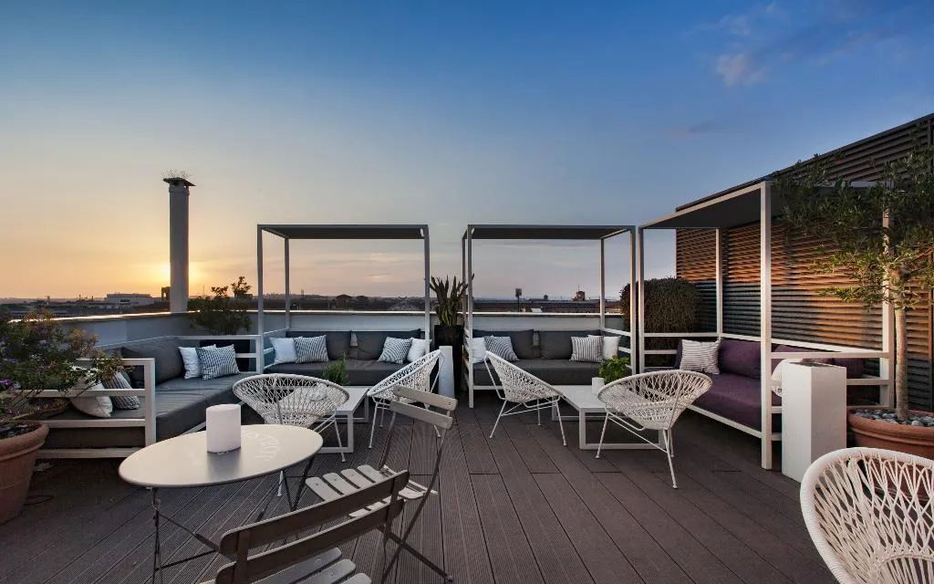 Terrace, The Independent Hotel, Rome