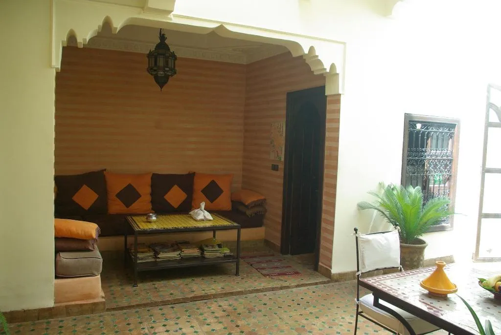 Terrace, Riad Dar Dialkoum, Marrakech