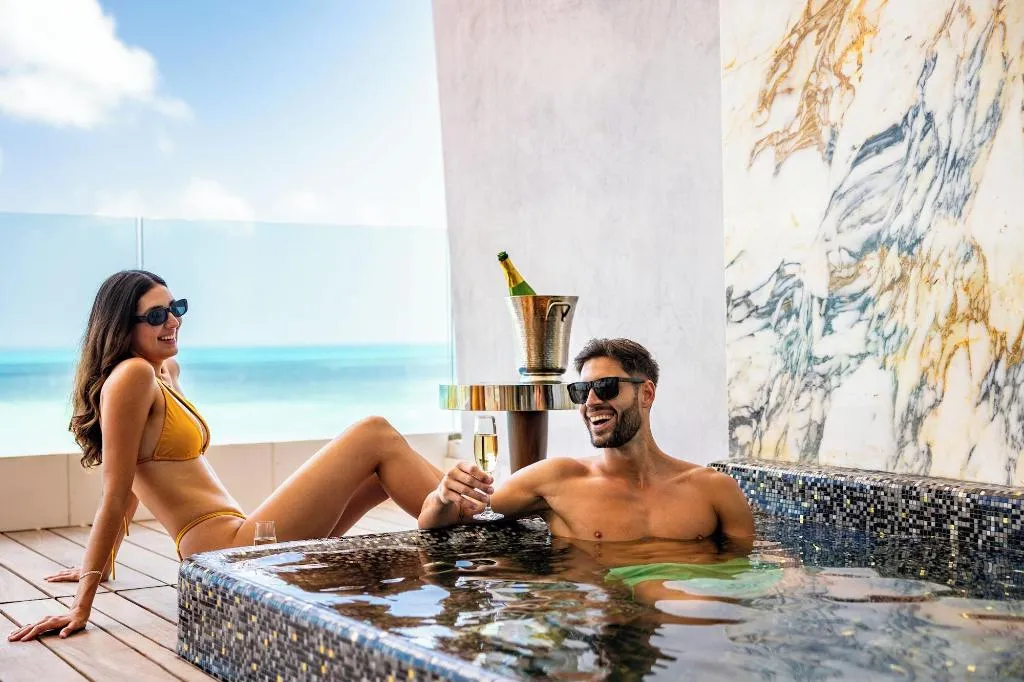 Terrace, Hotel Mousai Cancun Ocean Front Adults Only, Cancun Area
