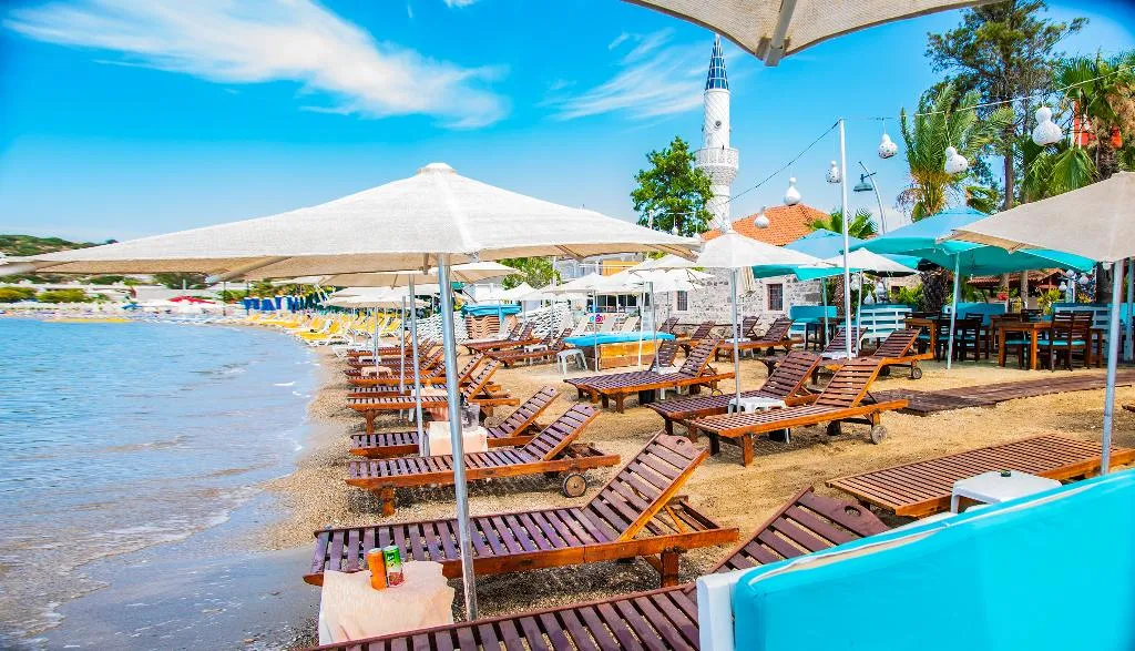 Beach, Blue Bay Beach Hotel, Bodrum