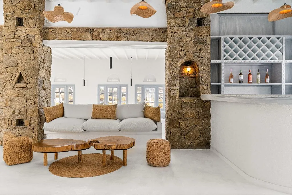 Lobby, Penelope Village by Mr and Mrs White, Mykonos