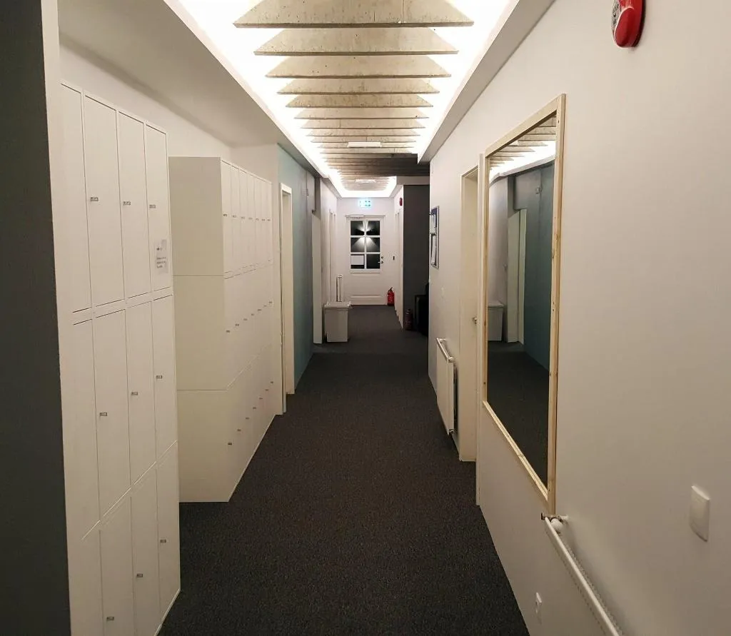 Lobby, Lækur Hostel, Reykjavik