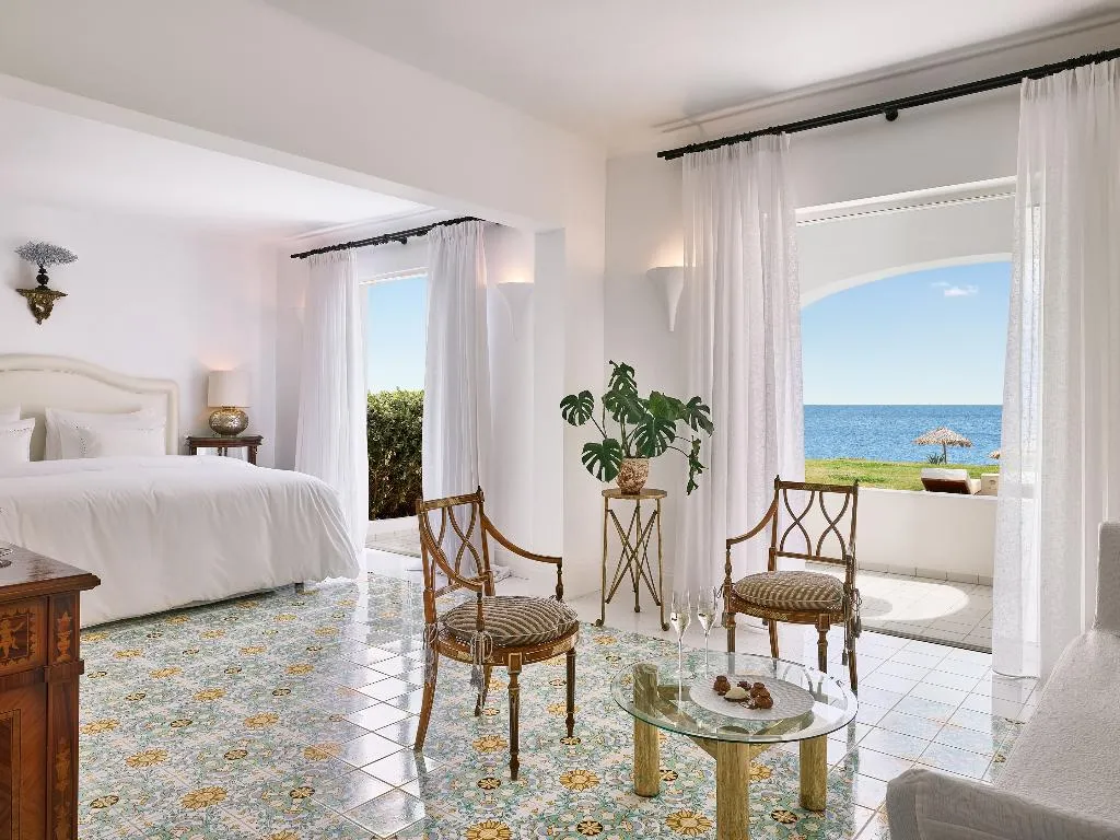 VILLA BEACH FRONT TWO BEDROOMS Room, Caramel, A Resort to Live, Crete