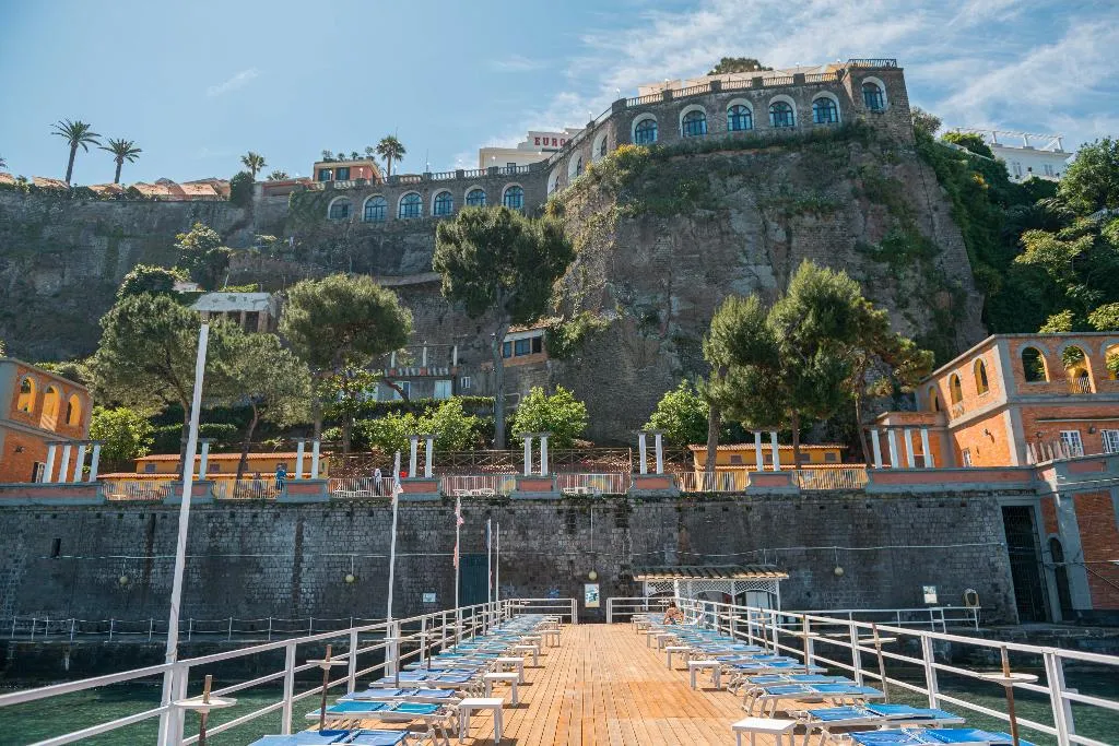 Beach, Grand Hotel Europa Palace, Naples