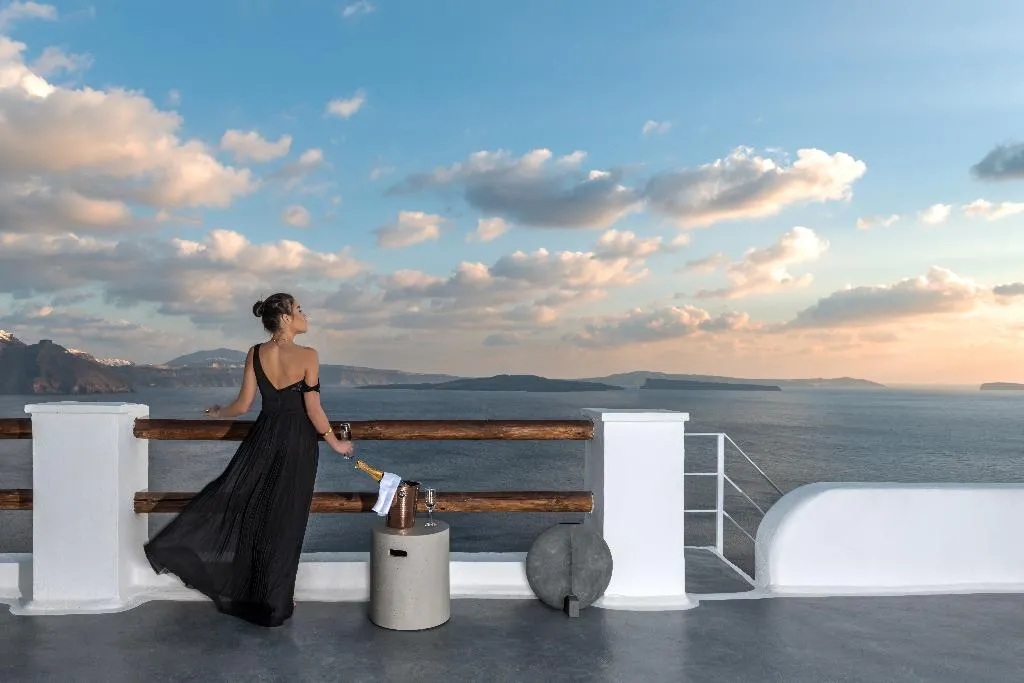 Terrace, Caldera Premium Villas, Santorini