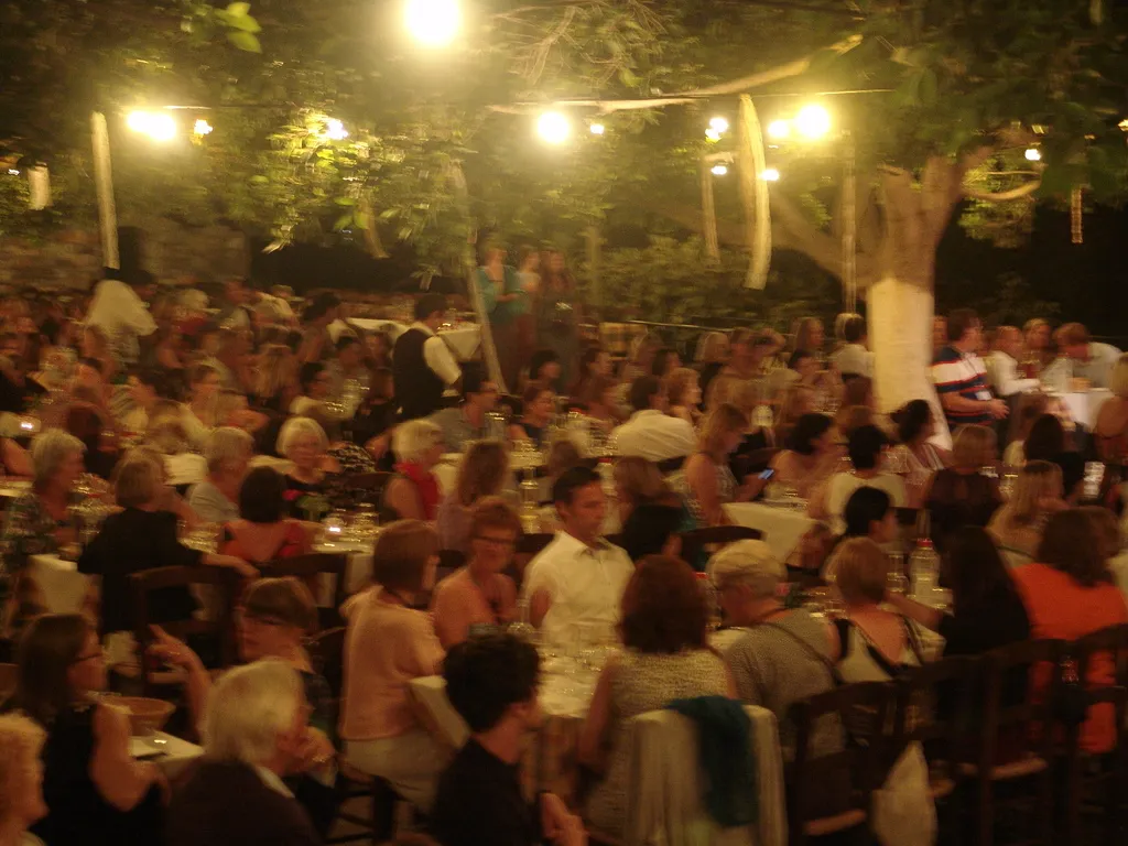 Restaurant, Arolithos Traditional Cretan Village, Crete