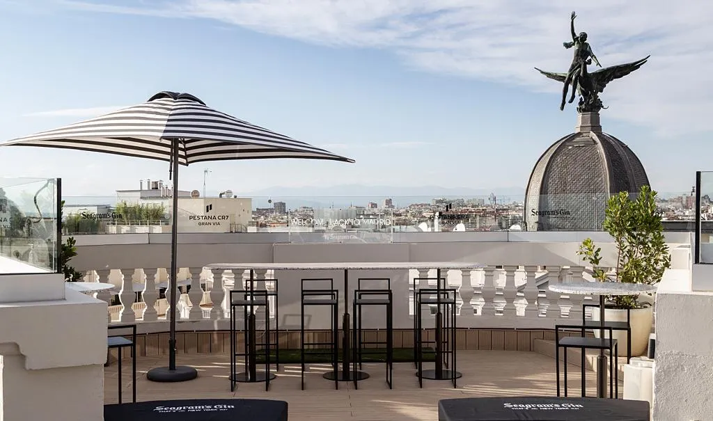 Terrace, Pestana CR7 Gran Via, Madrid
