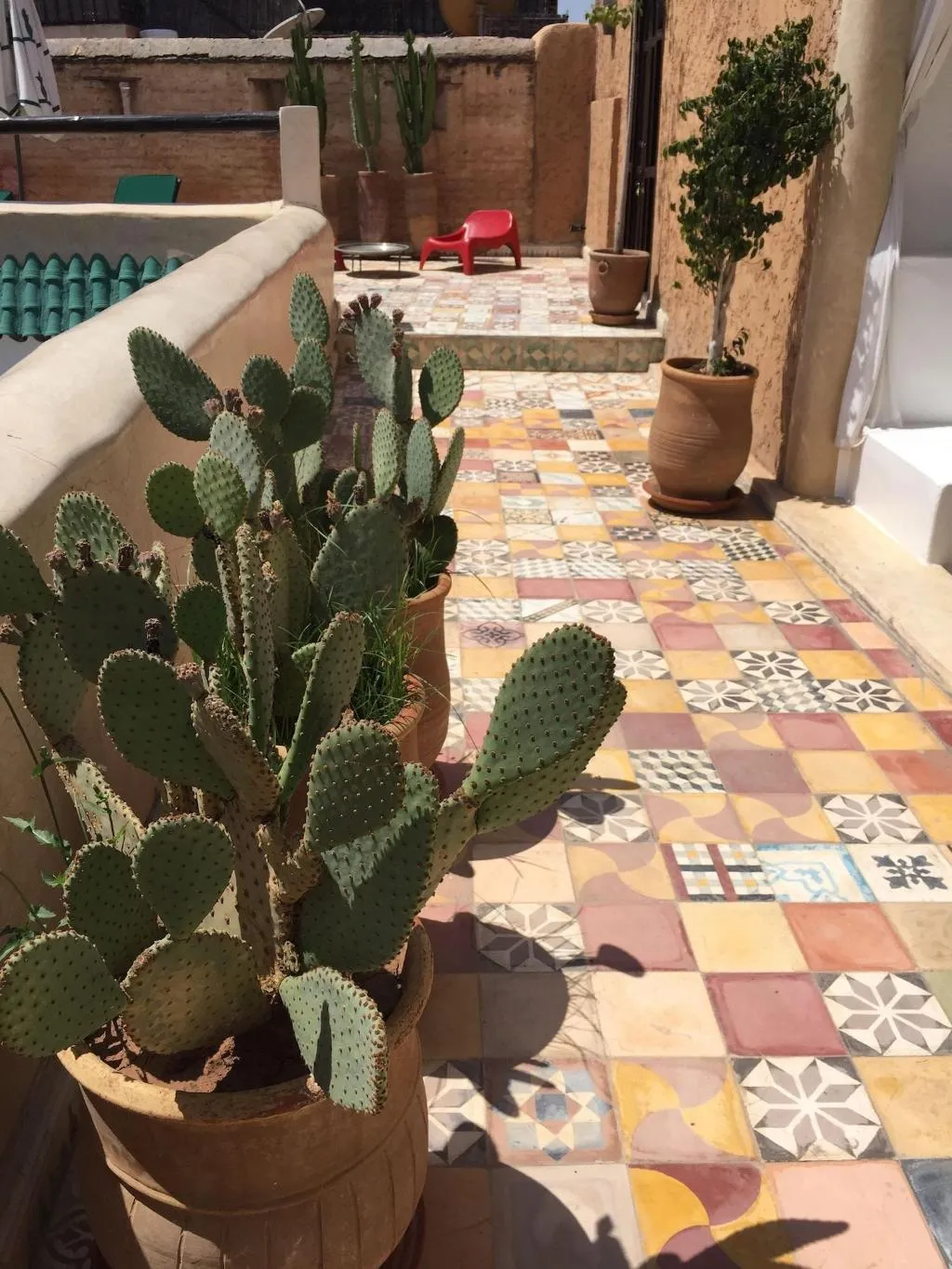 Terrace, Riad Tizwa, Marrakech