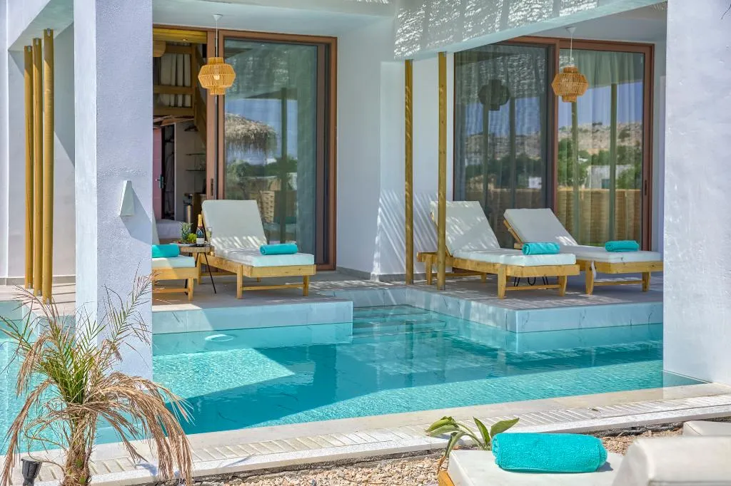 SUITE WITH PRIVATE POOL Room, Alia suites & Alia beachfront suites and spa, Rhodes