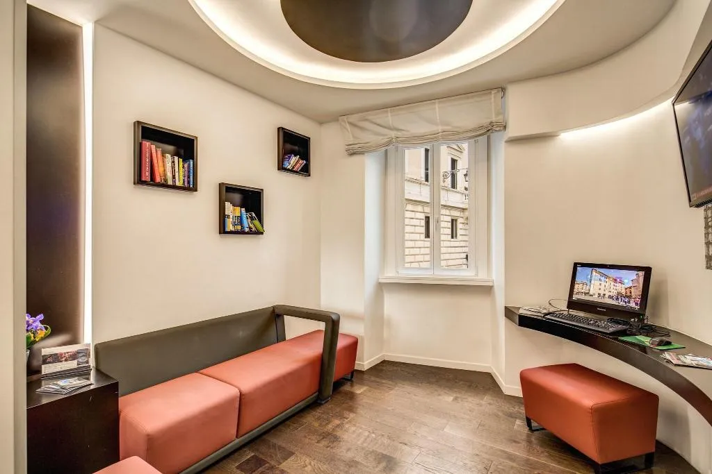 Lobby, Albergo Abruzzi, Rome