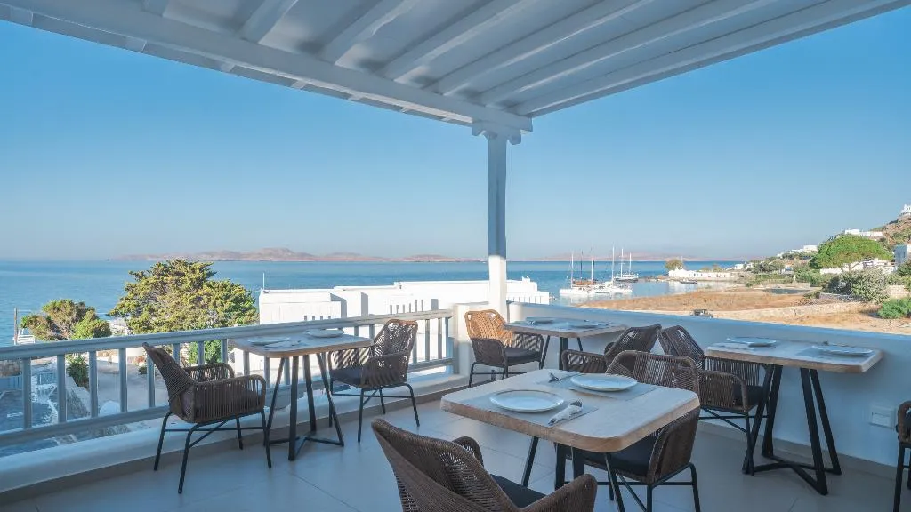Restaurant, Manoulas Beach, Mykonos