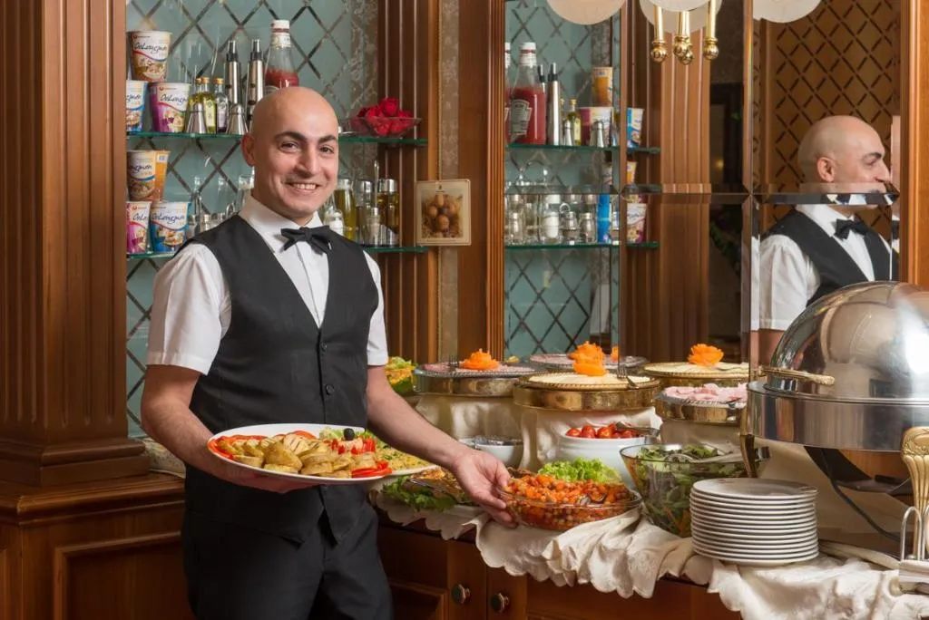 Restaurant, Hotel Berna, Milan