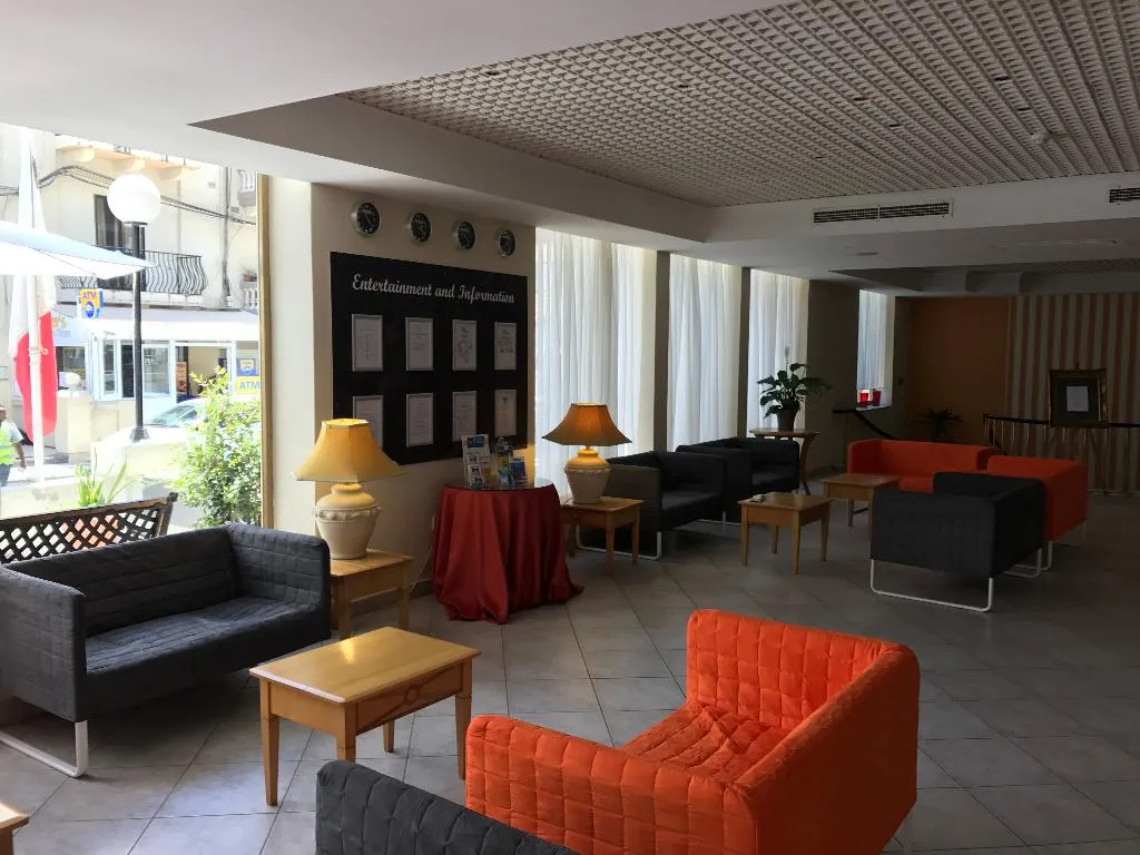Lobby, The Bugibba Hotel, Malta