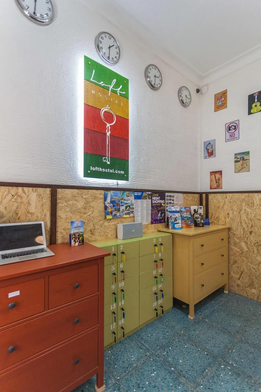 Lobby, Neptuno Hostal, Costa Brava