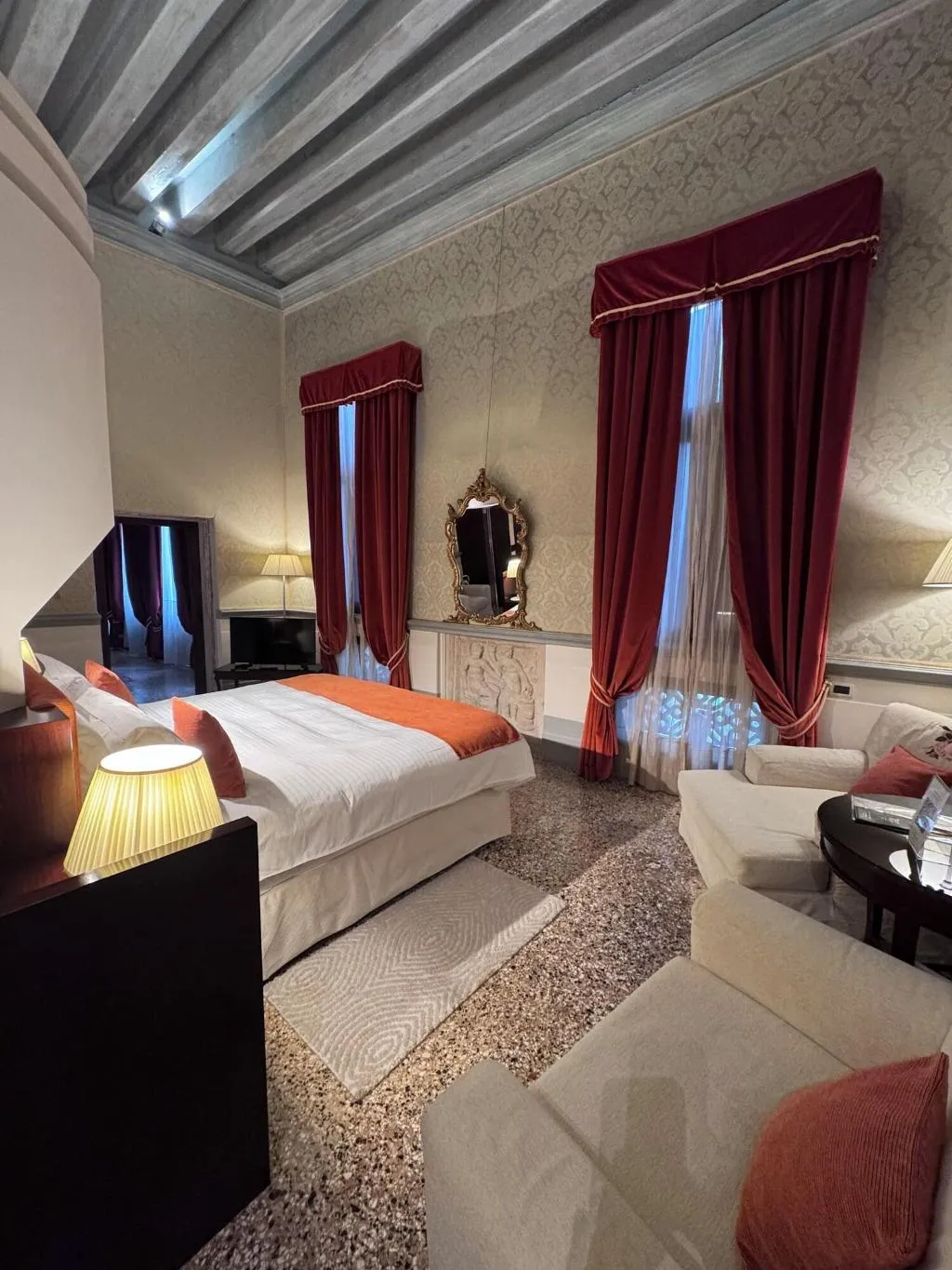 SUITE KING SIZE BED Room, Ruzzini Palace, Venice