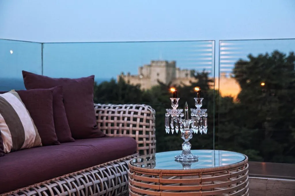 Terrace, Rodos Park Hotel, Rhodes
