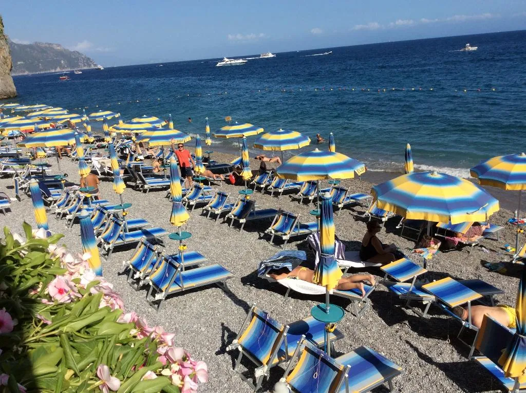 Beach, Grand Hotel Excelsior, Naples