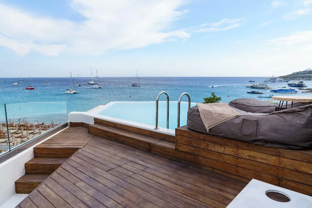SUITE PREMIUM SEA VIEW Room, Mykonos Dove beach hotel, Mykonos