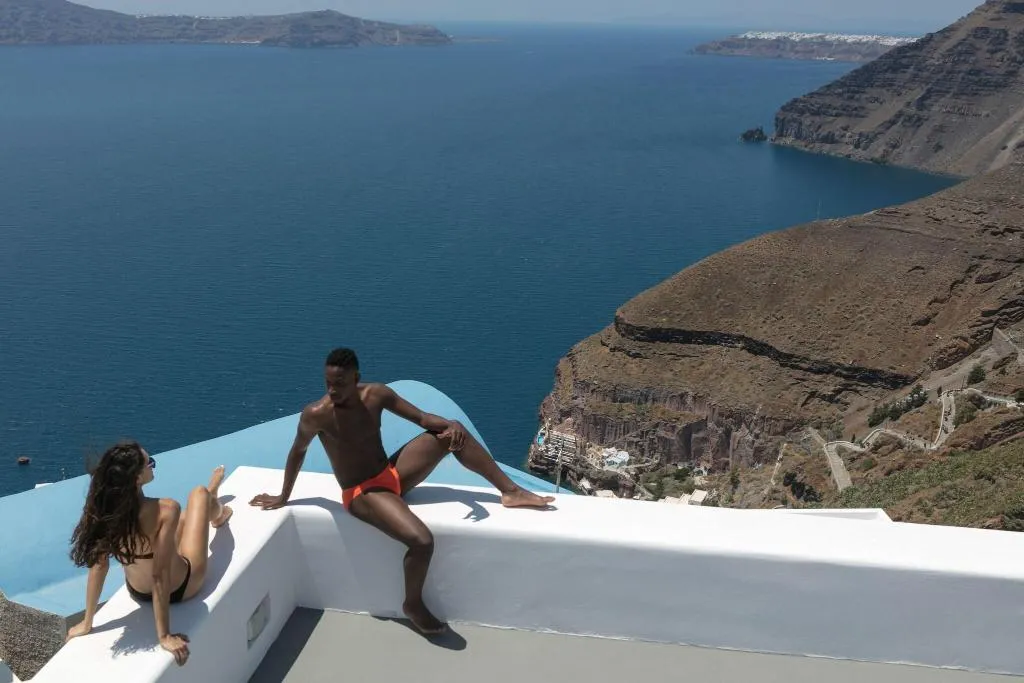 General view, Aria Suites, Santorini