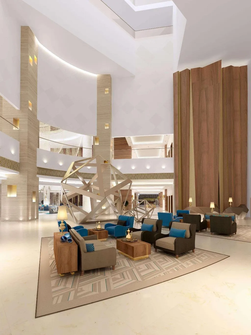 Lobby, Fairmont Ajman, Dubai