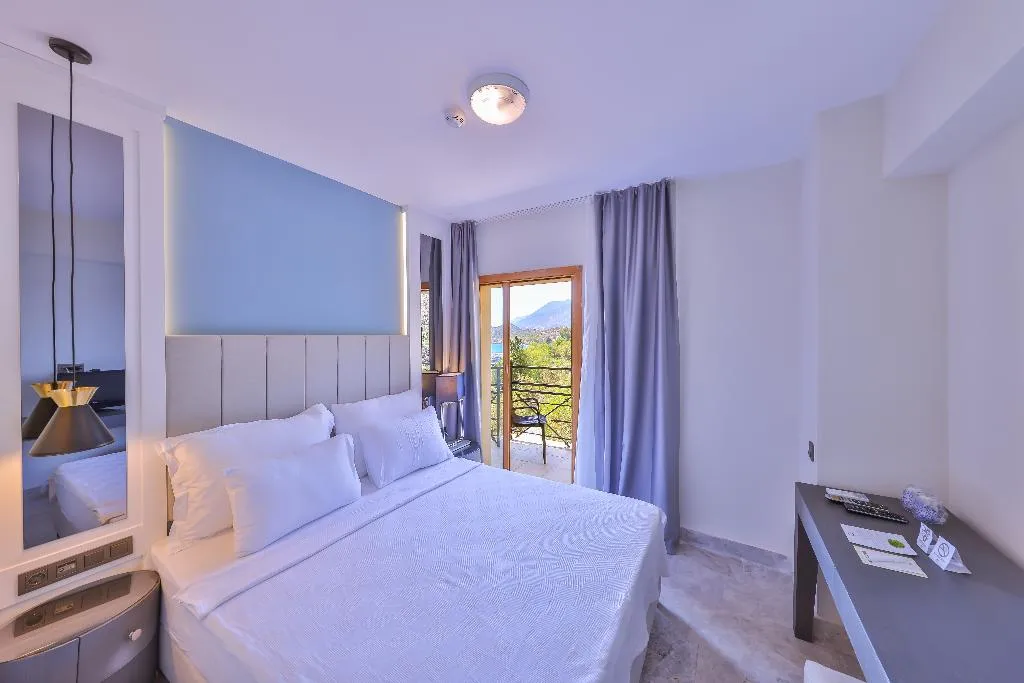 DOUBLE SINGLE USE SIDE SEA VIEW Room, Hera Hotel Kas, Dalaman