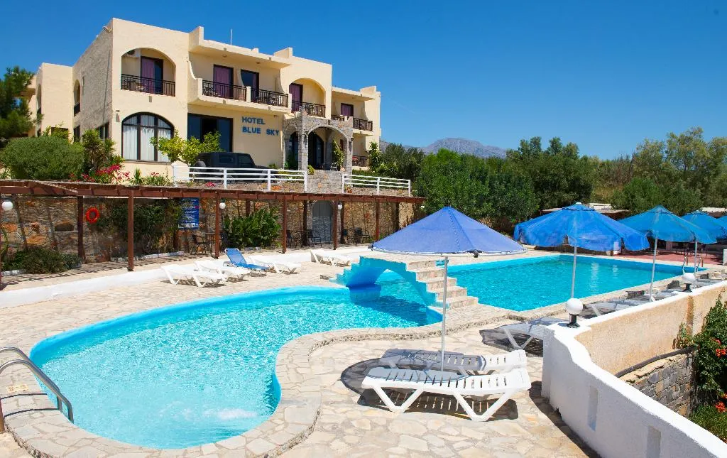 Pool, Blue Sky Hotel, Crete