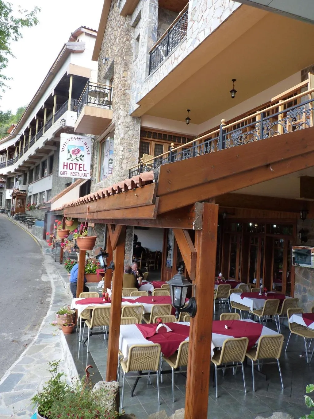 Restaurant, Mountain Rose Garden Hotel, Cyprus