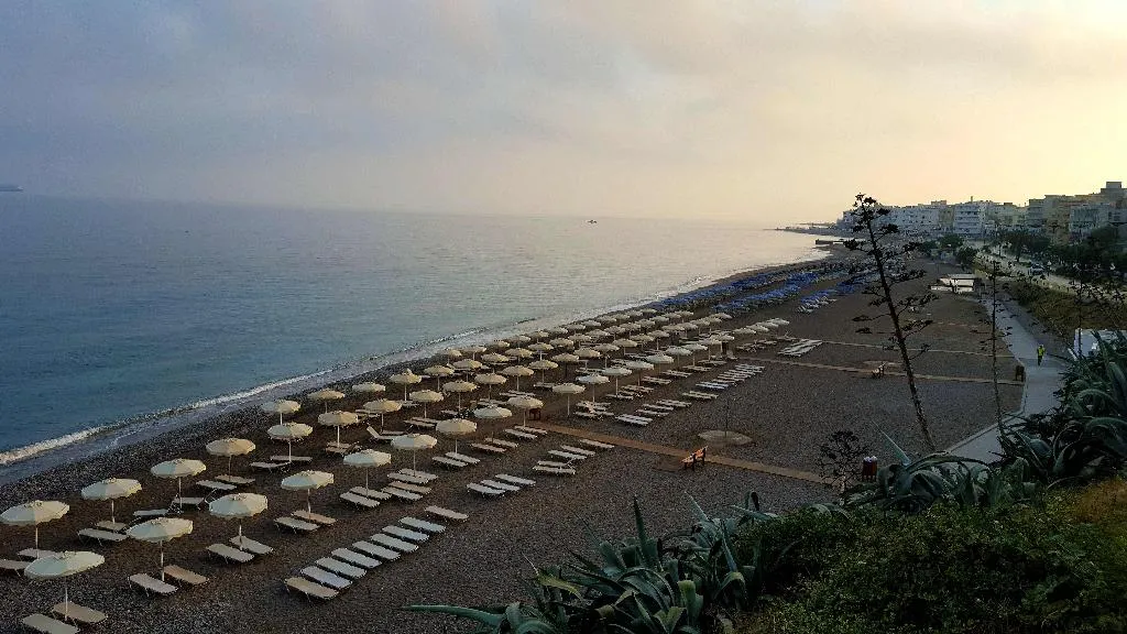 Beach, Parthenon, Rhodes