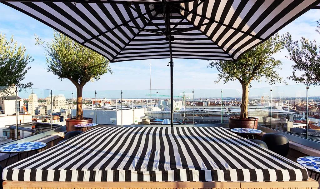 Terrace, Pestana CR7 Gran Via, Madrid