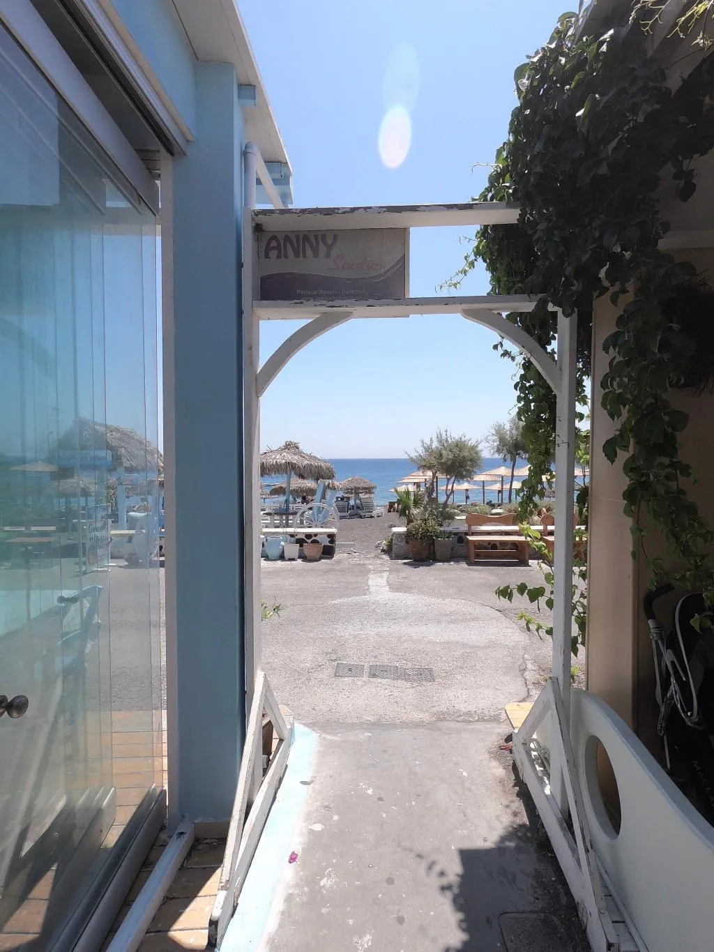 General view, Anny Studios Perissa Beach, Santorini
