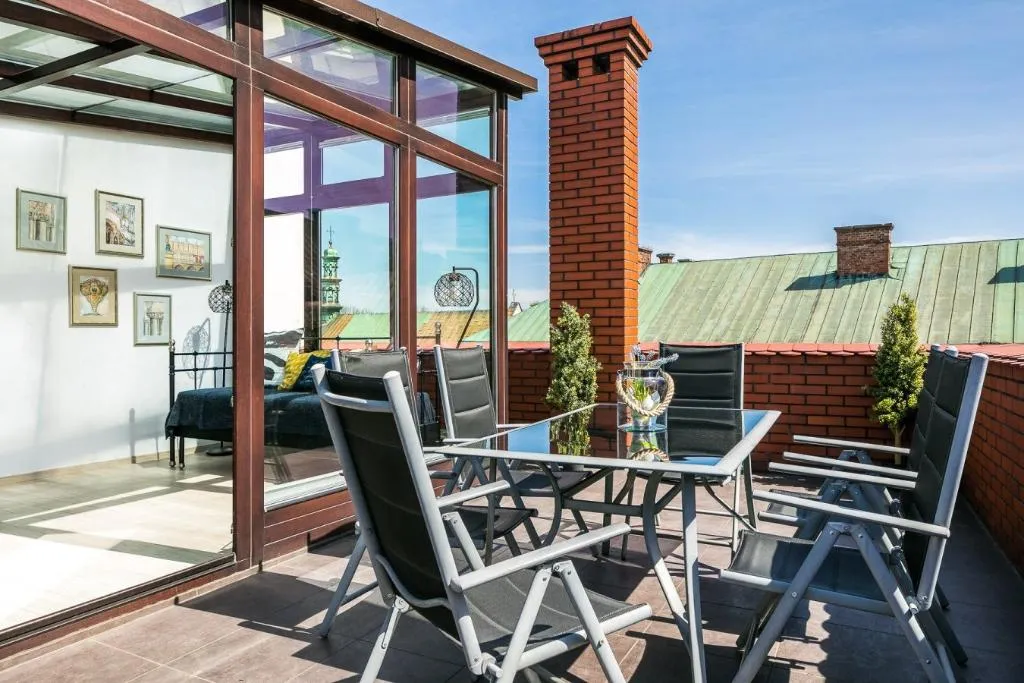 Terrace, Old Town Residence - Premium Aparthotel, Krakow