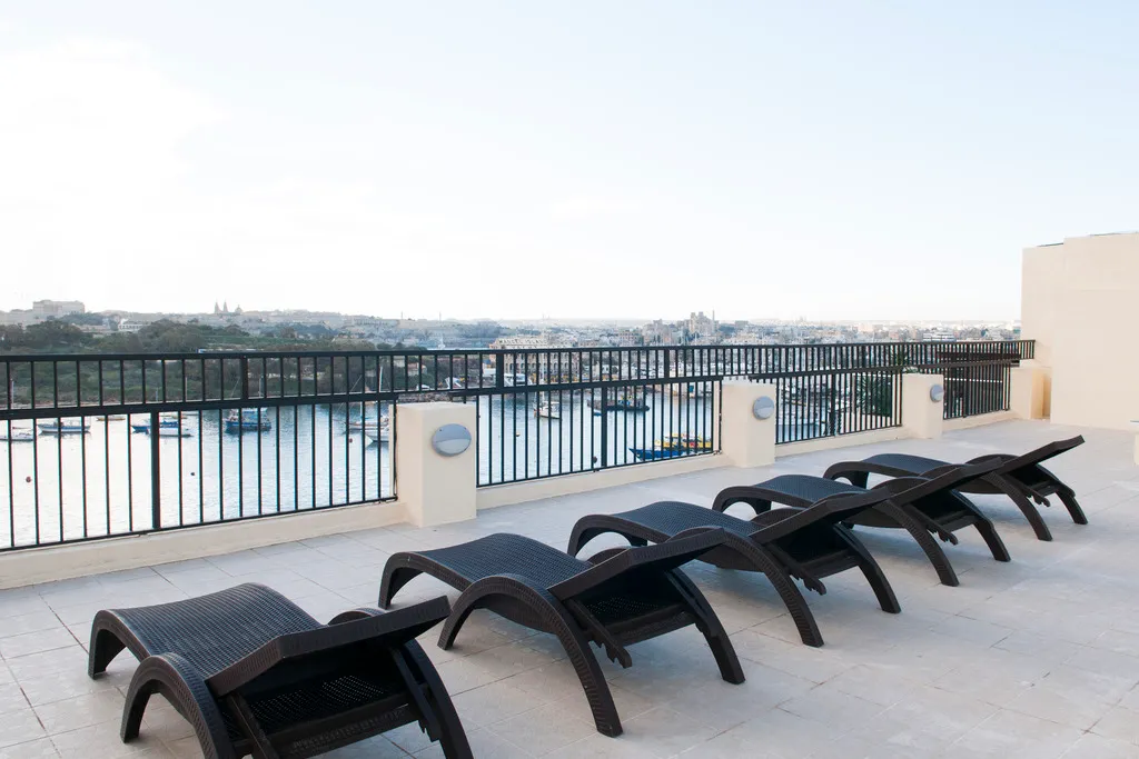 Terrace, Sliema Hotel by ST Hotels, Malta