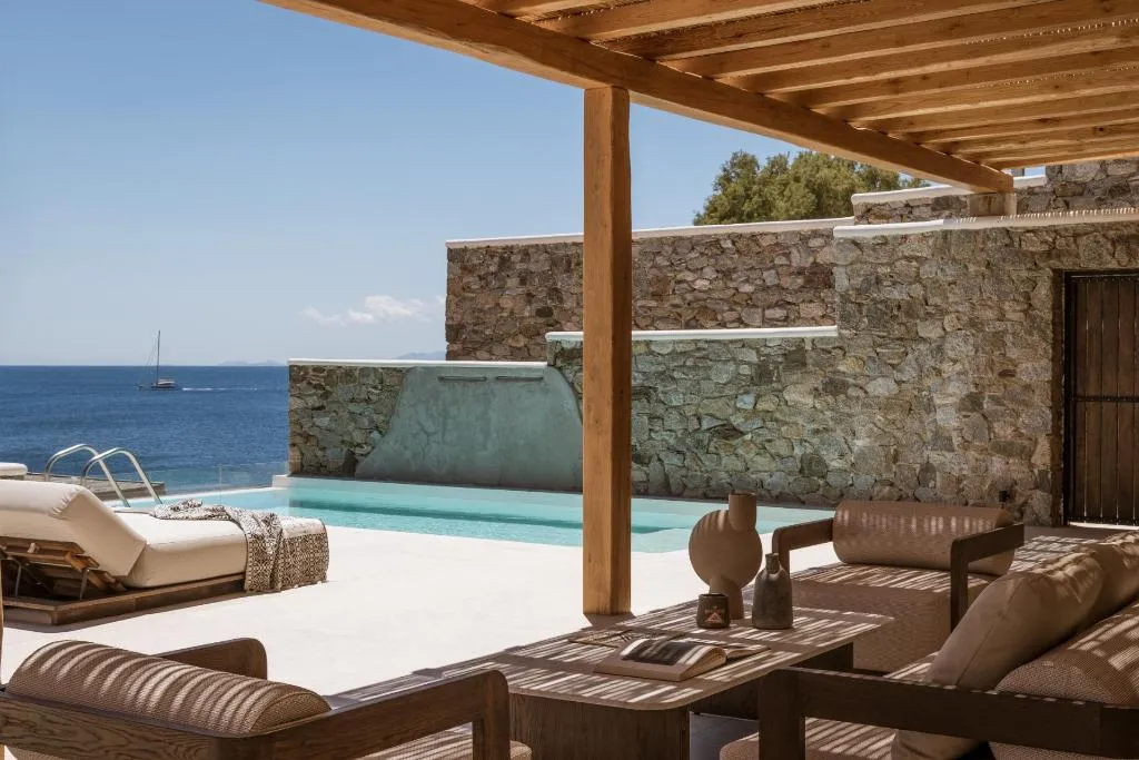 VILLA BEACH FRONT Room, Casa Del Mar Mykonos Seaside Resort, Mykonos