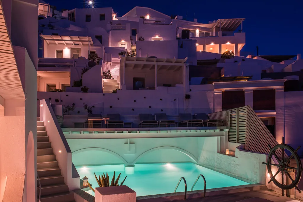 Pool, On The Rocks Hotel, Santorini
