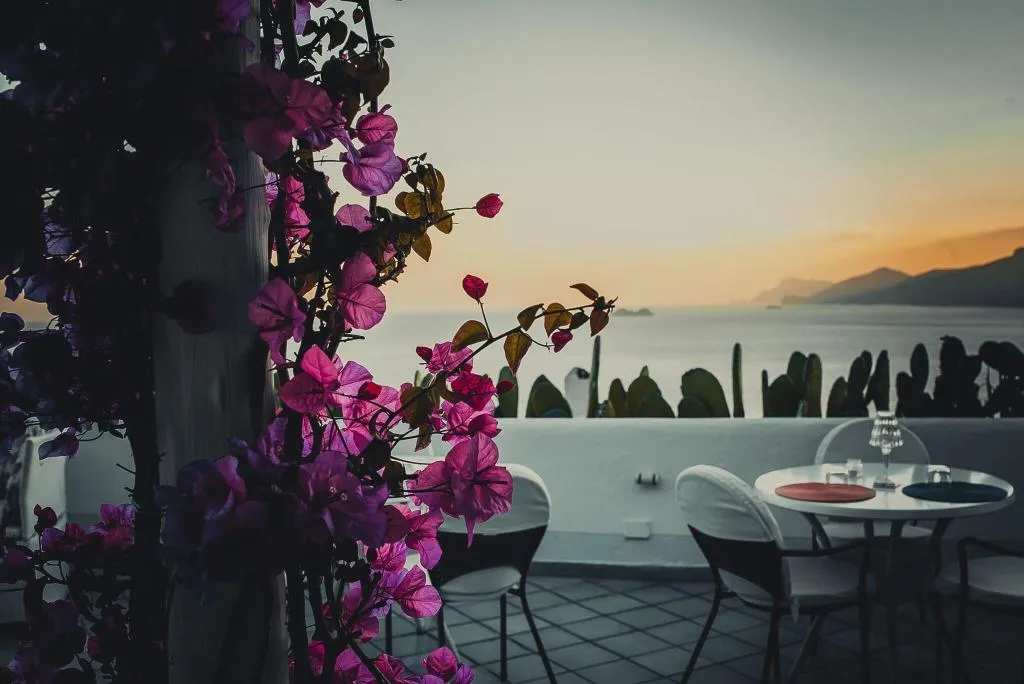 Terrace, Hotel Le Fioriere, Naples