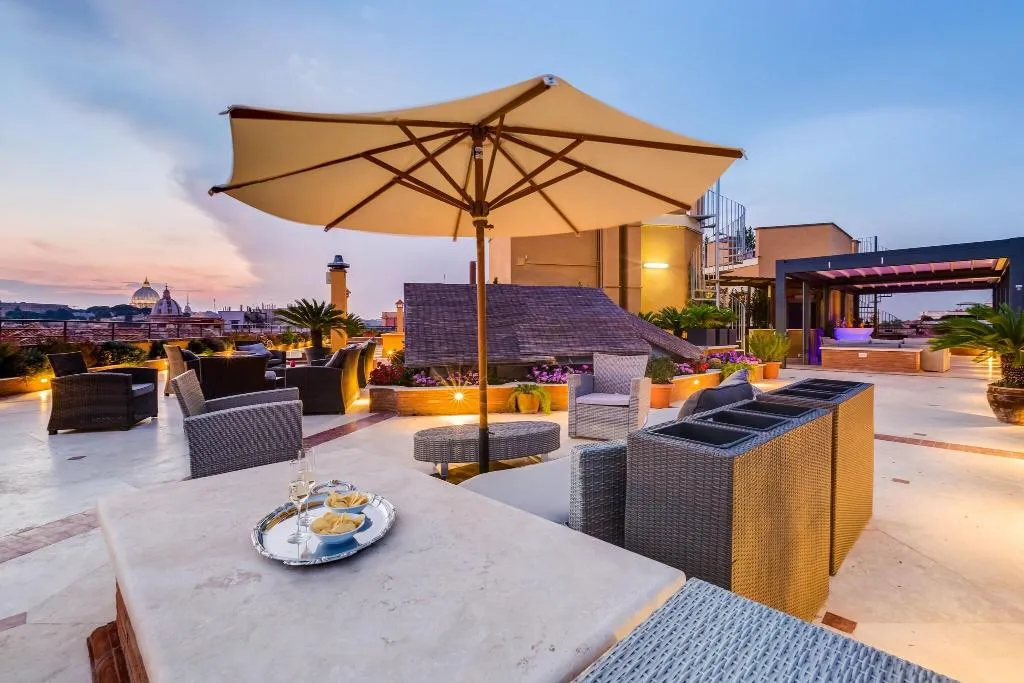 Restaurant, Navona Queen Rooftop, Rome