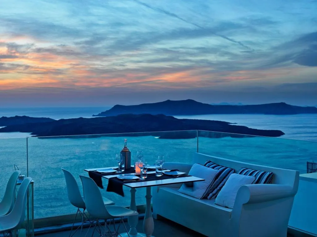 Restaurant, Lilium Hotel, Santorini